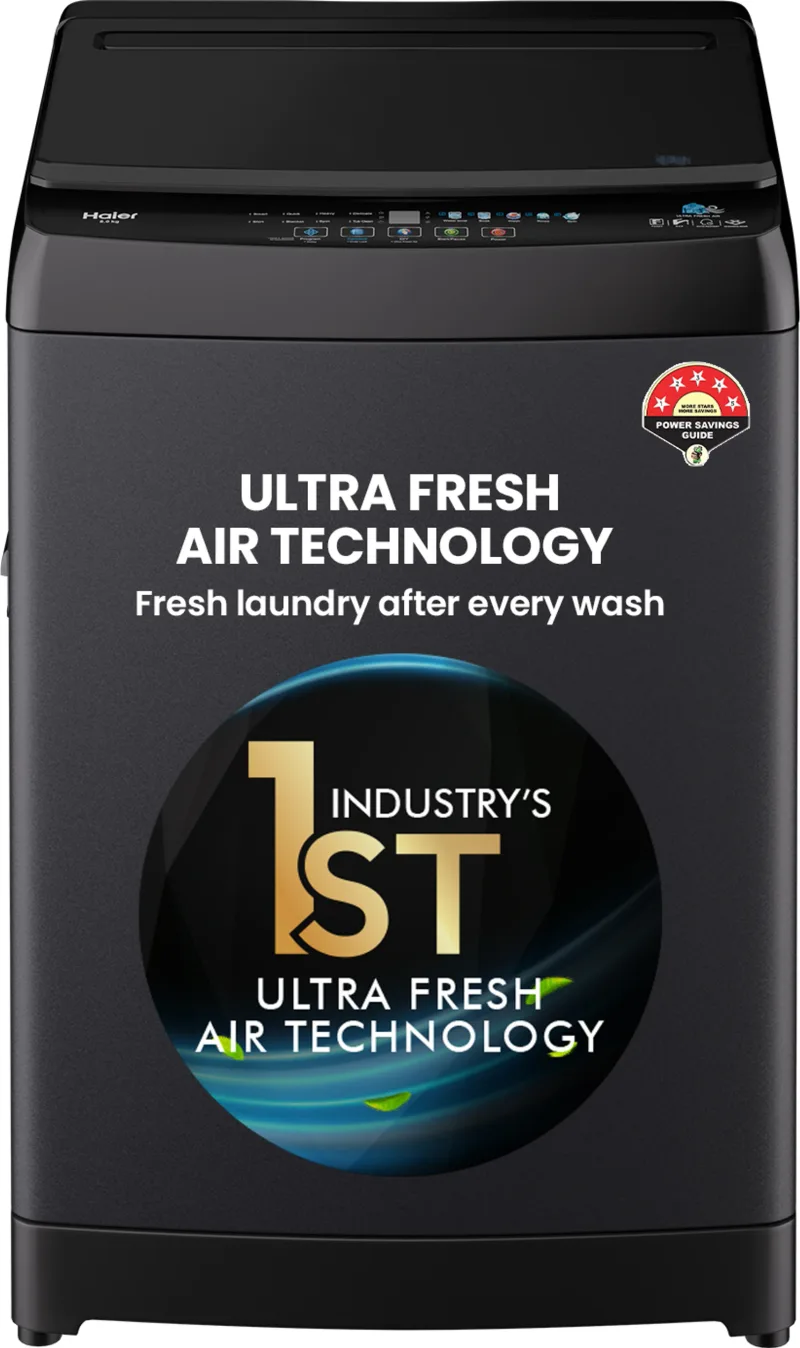 Haier HWM80-316PBK: Efficient 8 kg Fully Automatic Washing Machine