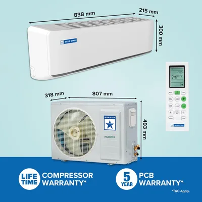 クナイスル BLUE STAR AC 168cm Blue Star IA312ZXU Review - Efficient 1 Ton AC | ApplianceIndex India